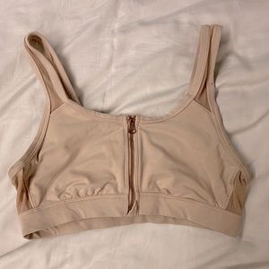 Aerie Zip Front Sports Bra